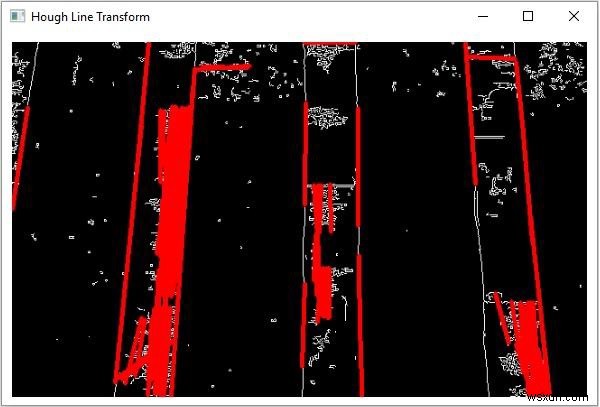 การนำ OpenCV Probabilistic Hough Line Transform ไปใช้ใน Java 