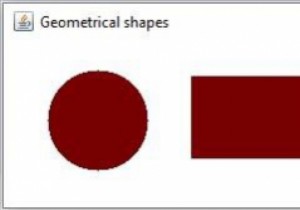 วิธีการวาดรูปทรงเรขาคณิตบนภาพโดยใช้ OpenCV Java Library? 