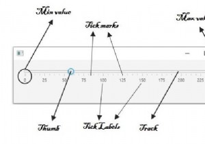 จะสร้างตัวเลื่อน JavaFX ด้วยสองนิ้วหัวแม่มือได้อย่างไร? 