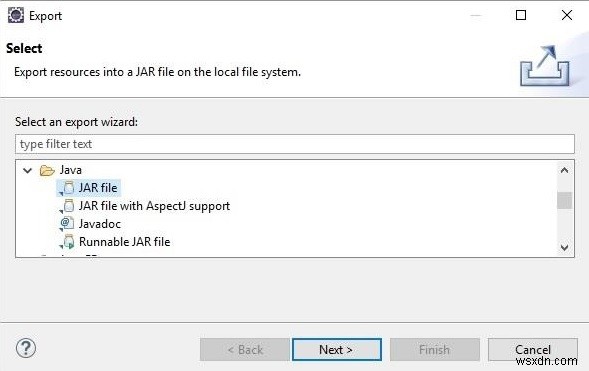 จะรันไฟล์ JAR ผ่านพรอมต์คำสั่งใน java ได้อย่างไร? 