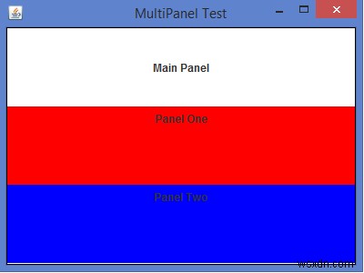 เราจะเพิ่มแผงย่อยหลายแผงไปยังแผงหลักใน Java ได้อย่างไร 