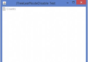 เราจะปิดการใช้งาน leaf ของ JTree ใน Java ได้อย่างไร? 