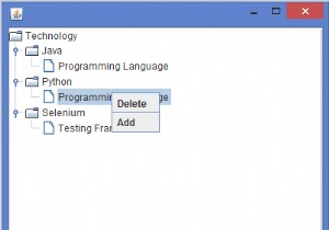 วิธีการใช้เมาส์คลิกขวาบนแต่ละโหนดของ JTree ใน Java? 