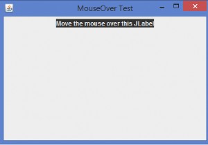 เราจะตรวจจับเหตุการณ์เมื่อเมาส์เคลื่อนผ่านองค์ประกอบใด ๆ ใน Java ได้อย่างไร? 