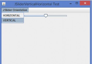 จะเปลี่ยนตำแหน่งของ JSlider เป็นแนวนอน / แนวตั้งโดยทางโปรแกรมใน Java ได้อย่างไร? 