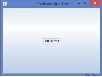 เราจะซ่อนบานหน้าต่างด้านซ้าย/ขวาของ JSplitPane โดยทางโปรแกรมใน Java ได้อย่างไร 