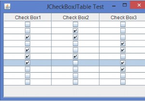 เราจะเพิ่ม/แทรก JCheckBox ภายในเซลล์ JTable ใน Java ได้อย่างไร 