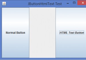 เราจะนำข้อความ HTML ของ JButton ไปใช้ใน Java ได้อย่างไร 