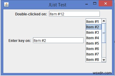 เราจะจับการดับเบิลคลิกและป้อนเหตุการณ์สำคัญสำหรับ JList ใน Java ได้อย่างไร 