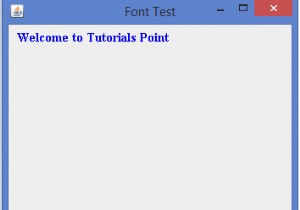 Font และ FontMetrics ใน Java แตกต่างกันอย่างไร 