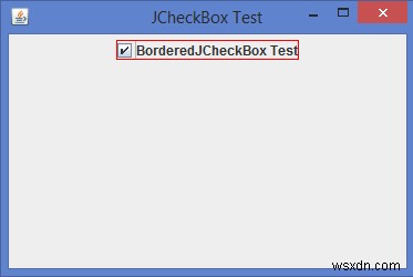 เราจะตั้งค่าเส้นขอบเป็น JCheckBox ใน Java ได้อย่างไร 