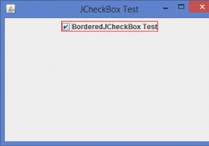 เราจะตั้งค่าเส้นขอบเป็น JCheckBox ใน Java ได้อย่างไร 