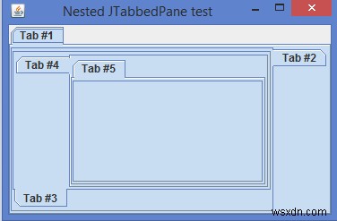 เราจะแทรกหลายแท็บลงใน JTabbedPane เดียวใน Java ได้อย่างไร 