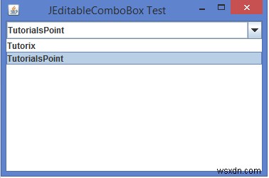 เราจะนำ JComboBox ที่แก้ไขได้ไปใช้ใน Java ได้อย่างไร 