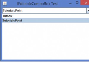 เราจะนำ JComboBox ที่แก้ไขได้ไปใช้ใน Java ได้อย่างไร 