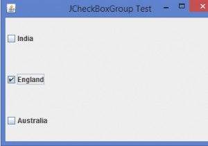 จะเลือกทีละรายการจาก JCheckBox ใน Java ได้อย่างไร 