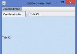เราจะเพิ่มแท็บใหม่ให้กับ JTabbedPane จาก JMenu ใน Java ได้อย่างไร 