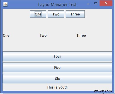 LayoutManager และประเภทของ LayoutManager ใน Java คืออะไร 