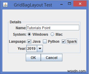 ความสำคัญของคลาส GridBagConstraints ใน Java คืออะไร? 