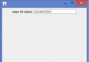 เราจะจำกัดจำนวนอักขระภายใน JTextField ใน Java ได้อย่างไร 