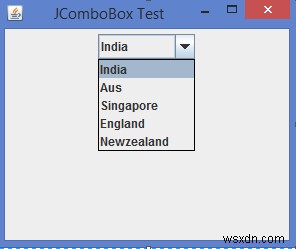 JComboBox และ JList ใน Java แตกต่างกันอย่างไร 