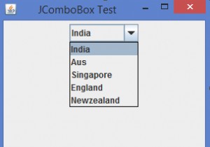 JComboBox และ JList ใน Java แตกต่างกันอย่างไร 