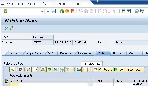 สิทธิ์ผู้ใช้ที่จำเป็นสำหรับการโทรไปยังโมดูลฟังก์ชัน SAP RFC RFC_SYSTEM_INFO จากแอปพลิเคชัน JAVA 