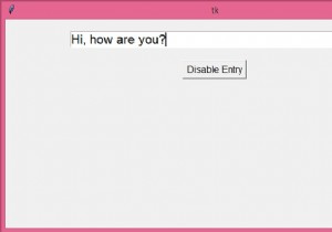 จะปิดการใช้งานวิดเจ็ตรายการใน Tkinter ได้อย่างไร? 