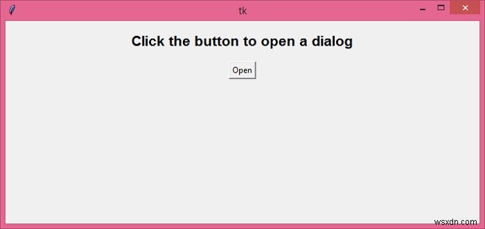 ขอให้ผู้ใช้เลือกโฟลเดอร์เพื่ออ่านไฟล์ใน Python 