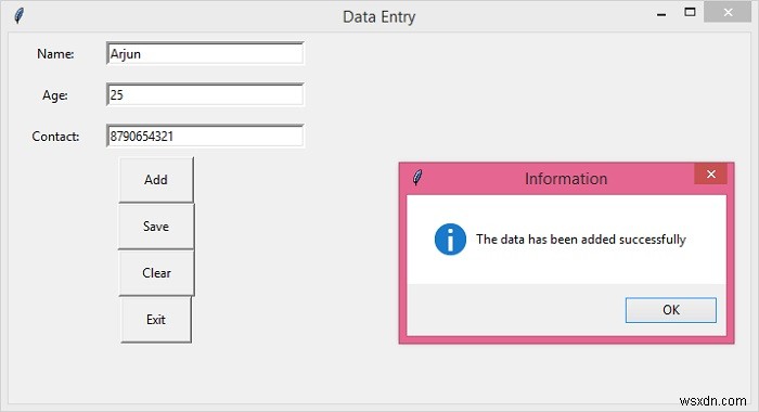 Python Tkinter – วิธีการส่งออกข้อมูลจาก Entry Fields ไปยังไฟล์ CSV? 