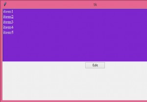 จะแก้ไขรายการเฉพาะในกล่องรายการ TKinter โดยตรงได้อย่างไร? 
