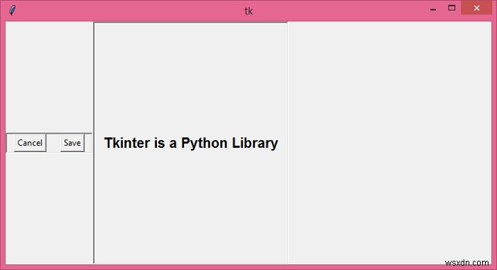 วิธีการปรับขนาดเฟรมอย่างชัดเจนใน tkinter? 