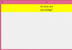 วิธีหยุดวิดเจ็ต Tkinter Message จากการปรับขนาด 