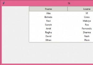 จะแนบแถบเลื่อนแนวตั้งกับ Treeview โดยใช้ Tkinter ได้อย่างไร? 