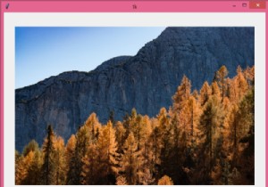 จะวางรูปภาพลงในเฟรมใน Tkinter ได้อย่างไร? 