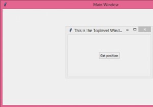ฉันจะกำหนดตำแหน่งของ Toplevel ใน Tkinter ได้อย่างไร? 