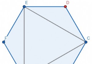 โปรแกรมนับจำนวนสามเหลี่ยมหน้าจั่วจากจุดยอดสีปกติรูปหลายเหลี่ยมใน Python 