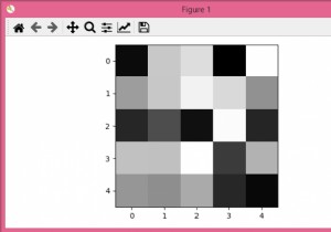 จะแสดงอาร์เรย์ 2D จำนวนมากเป็นภาพระดับสีเทาใน Jupyter Notebook ได้อย่างไร 