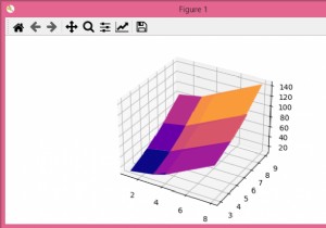 กำลังพล็อตพื้นผิว 3 มิติจากรายการทูเพิลใน matplotlib หรือไม่ 