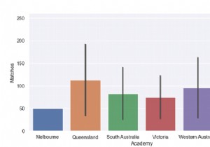 Python Pandas - วาดกราฟแท่งและแสดงค่าเบี่ยงเบนมาตรฐานของการสังเกตด้วย Seaborn 