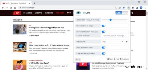 8 ส่วนขยายของ Chrome เพื่อช่วยป้องกันอาการปวดตา 