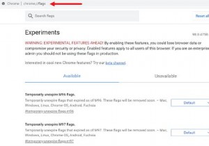 เร่งความเร็ว Chrome ด้วยการเปลี่ยน 8 ธงเหล่านี้ 