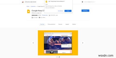 วิธีใช้ส่วนขยาย Google Keep Chrome 
