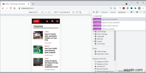 วิธีถ่ายภาพหน้าจอแบบเต็มหน้าใน Chrome และ Firefox