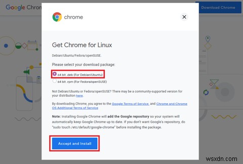 วิธีการติดตั้งเบราว์เซอร์ Chrome บน Ubuntu 