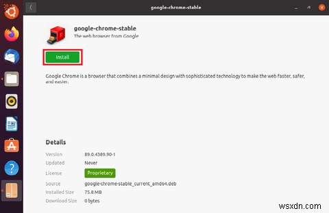 วิธีการติดตั้งเบราว์เซอร์ Chrome บน Ubuntu 