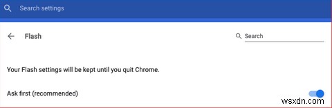 5 ขั้นตอนในการเปิดใช้งาน Flash ใน Chrome 