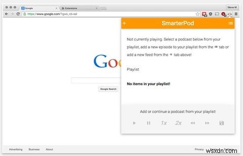 ส่วนขยายเบราว์เซอร์ที่ดีที่สุดสำหรับการฟังพอดคาสต์ 