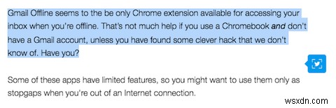 วิธีแชร์ตัวอย่างบทความในคลิกเดียวบน Twitter ด้วย Chrome 