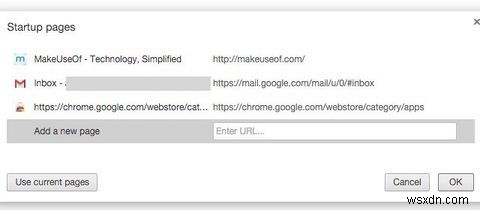 วิธีเปิดแท็บเฉพาะหลายแท็บเมื่อเปิดใช้ใน Chrome 